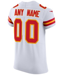 Kansas City Chiefs Vapor Untouchable Elite Custom 00 Jersey - White