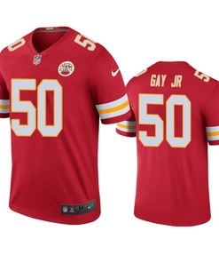 Kansas City Chiefs Willie Gay Jr. Red Color Rush Legend Jersey