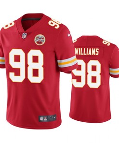 Kansas City Chiefs Xavier Williams Red Nike Color Rush Limited Jersey