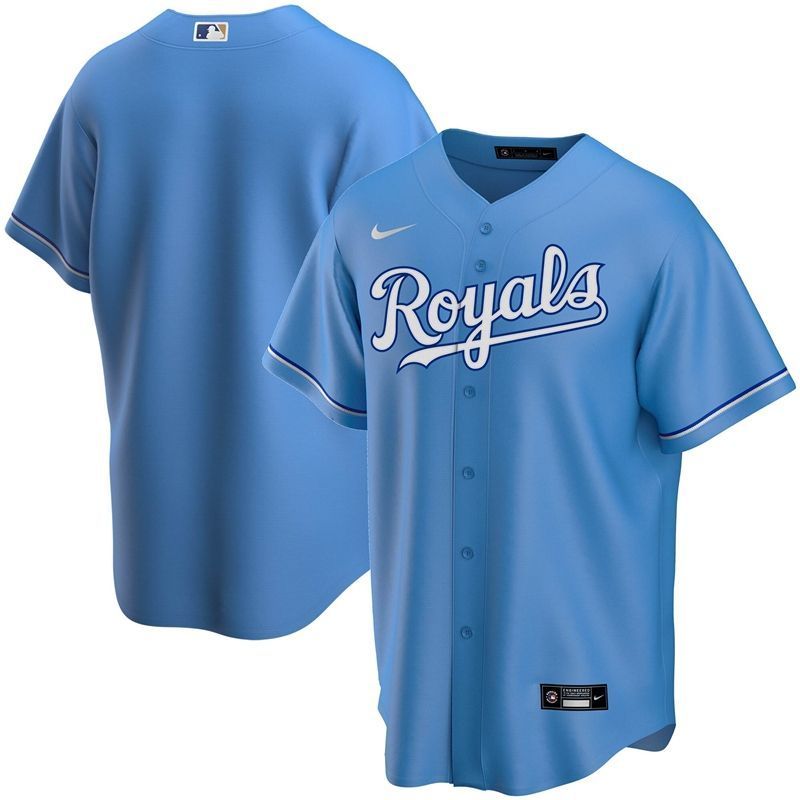 Kansas City Royals 2020 Mlb Personalized Custom Sky Blue Custom Jersey