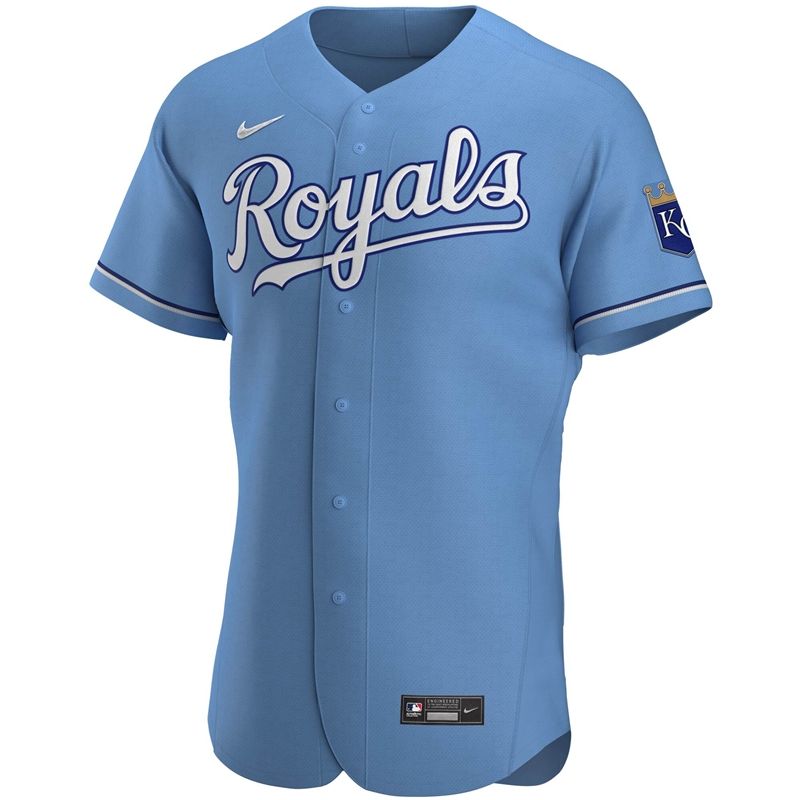Kansas City Royals 2020 Mlb Personalized Custom Sky Blue Jersey