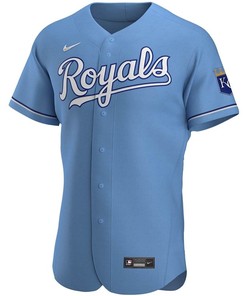 Kansas City Royals 2020 Mlb Personalized Custom Sky Blue Jersey