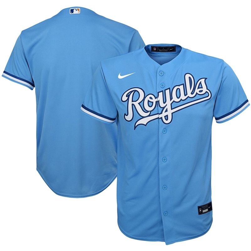 Kansas City Royals 2020 Mlb Personalized Custom Sky Blue Jersey