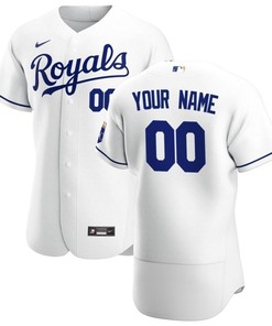 Kansas City Royals 2020 Mlb Personalized Custom White Custom Jersey
