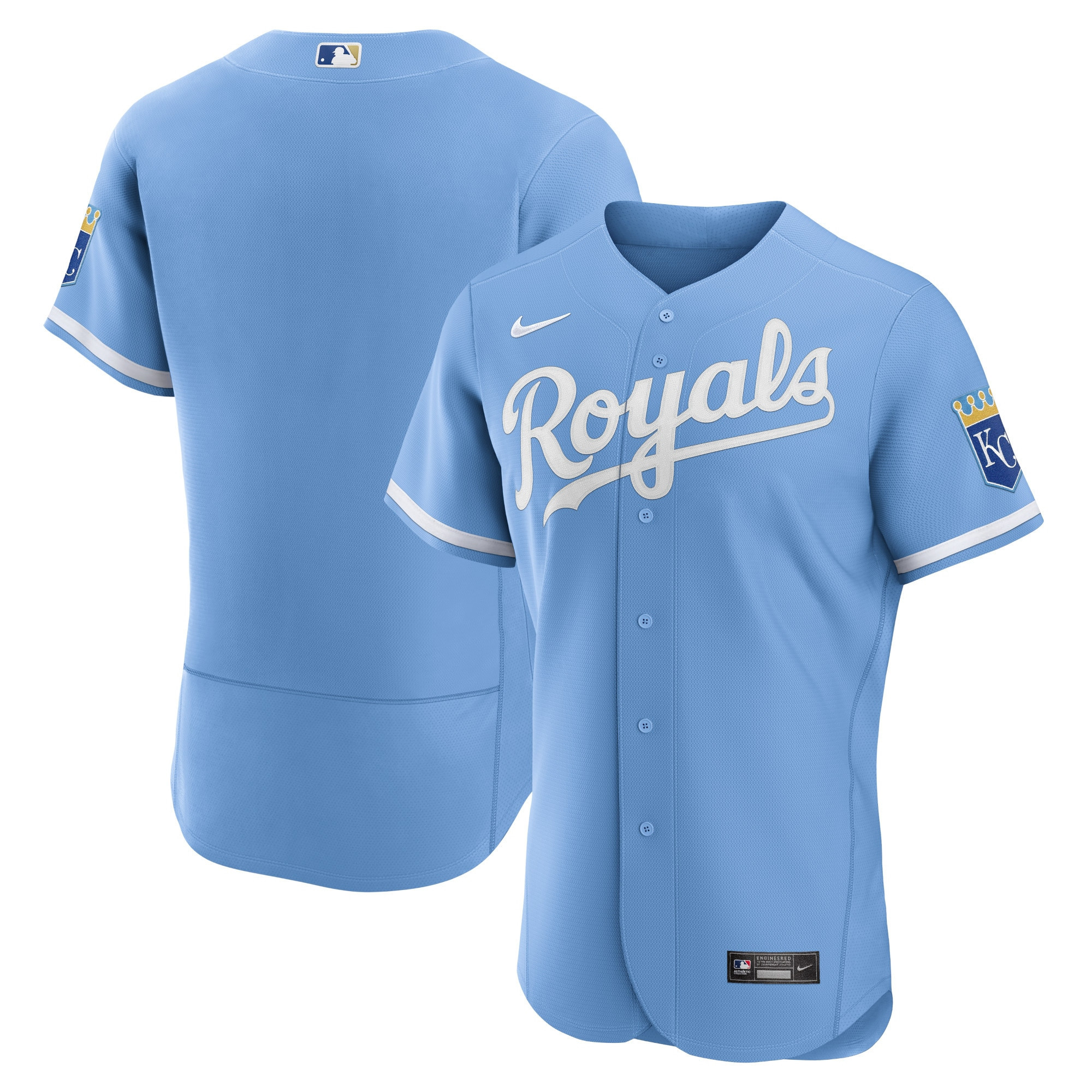 Kansas City Royals 2022 Alternate Authentic Jersey Light Blue Mlb