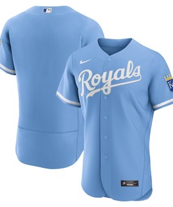 Kansas City Royals 2022 Alternate Authentic Jersey Light Blue Mlb
