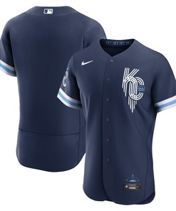 Kansas City Royals 2022 City Connect Authentic Jersey - Navy Mlb