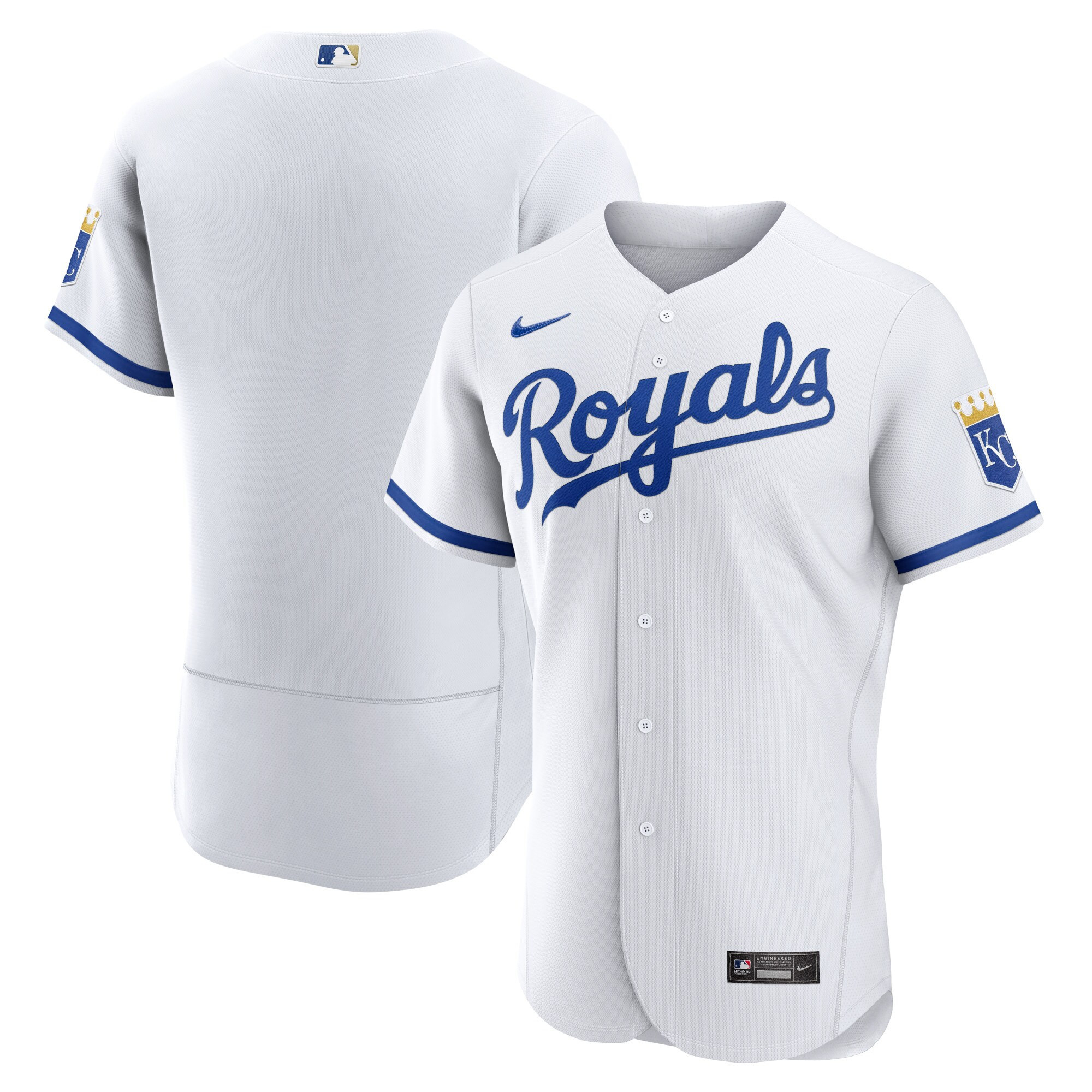 Kansas City Royals 2022 Home Authentic Jersey White Mlb