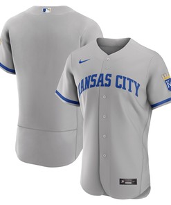 Kansas City Royals 2022 Road Authentic Jersey Gray Mlb