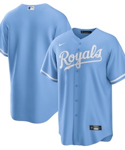 Kansas City Royals Alternate Replica Team Logo Jersey Light Blue Mlb