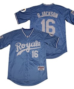 Kansas City Royals Bo Jackson #16 2020 Mlb Blue Jersey