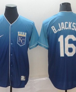 Kansas City Royals Bo Jackson #16 2020 Mlb Blue Jersey