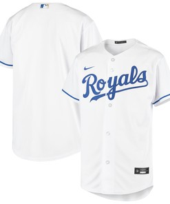 Kansas City Royals Home Replica Team Jersey White Mlb