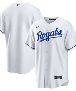 Kansas City Royals Home Replica Team Jersey - White Mlb