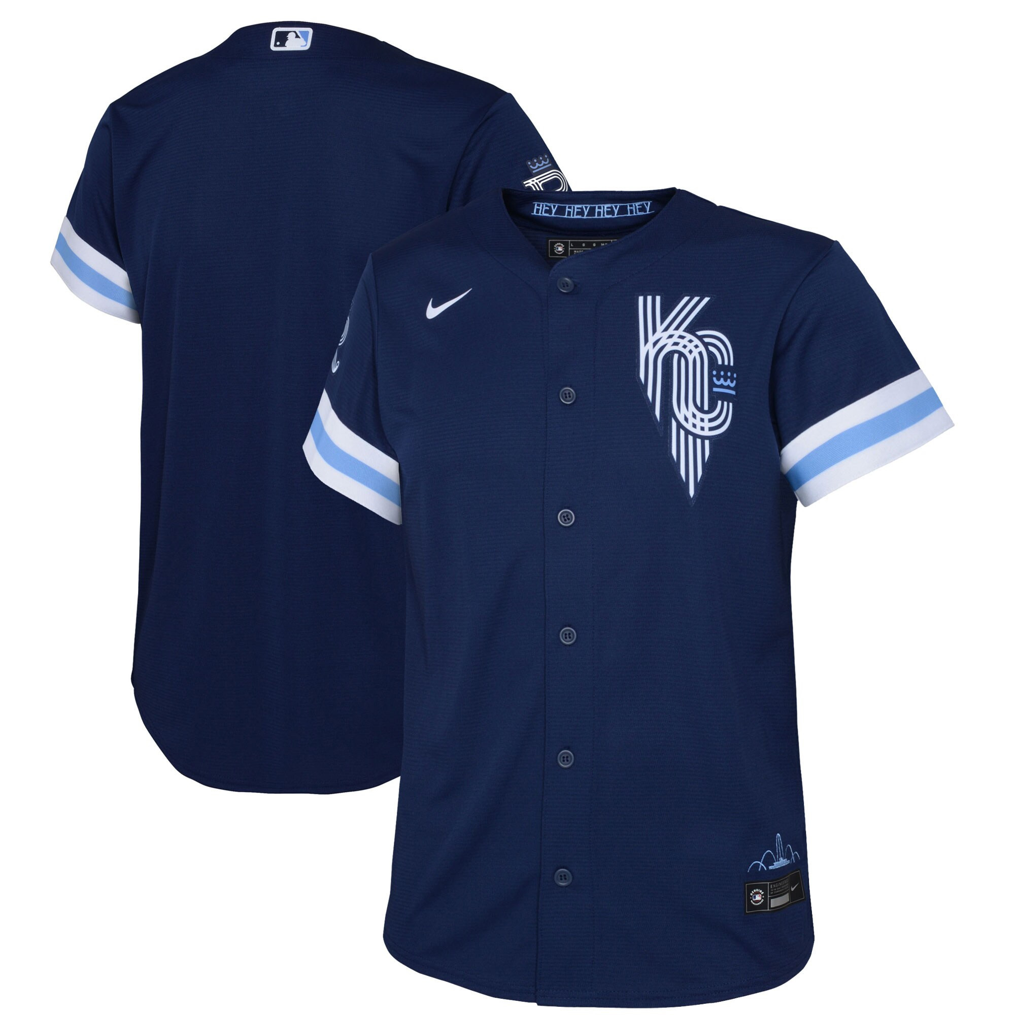 Kansas City Royals Infant 2022 City Connect Replica Jersey - Navy Mlb