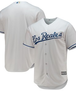 Kansas City Royals Majestic Team Official Jersey White Mlb