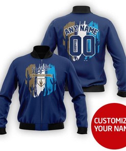 Kansas City Royals Surprise #00 Logo Personalized Royal Blue Jersey Style For Royals Fans Bomber Jacket