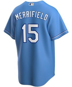 Kansas City Royals Whit Merrifield #15 2020 Mlb Sky Blue Jersey