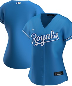 Kansas City Royals Womens Alternate Replica Team Jersey - Light Blue Mlb