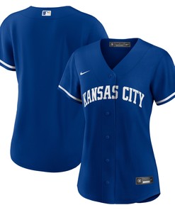 Kansas City Royals Womens Alternate Replica Team Logo Jersey - Royal Mlb
