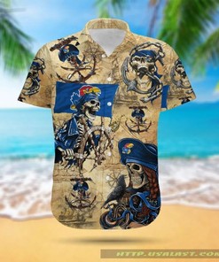 Kansas Jayhawk NCAA Pirates Aloha Hawaiian Shirt