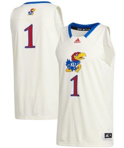 Kansas Jayhawks 1 Swingman Men Jersey - Cream