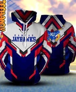 Kansas Jayhawks Basketball NCAA 3D Hoodie