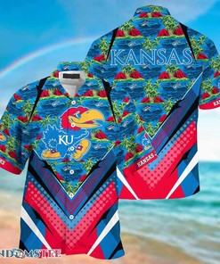 Kansas Jayhawks Beach Hawaiian Shirt for Sports Fans This Season