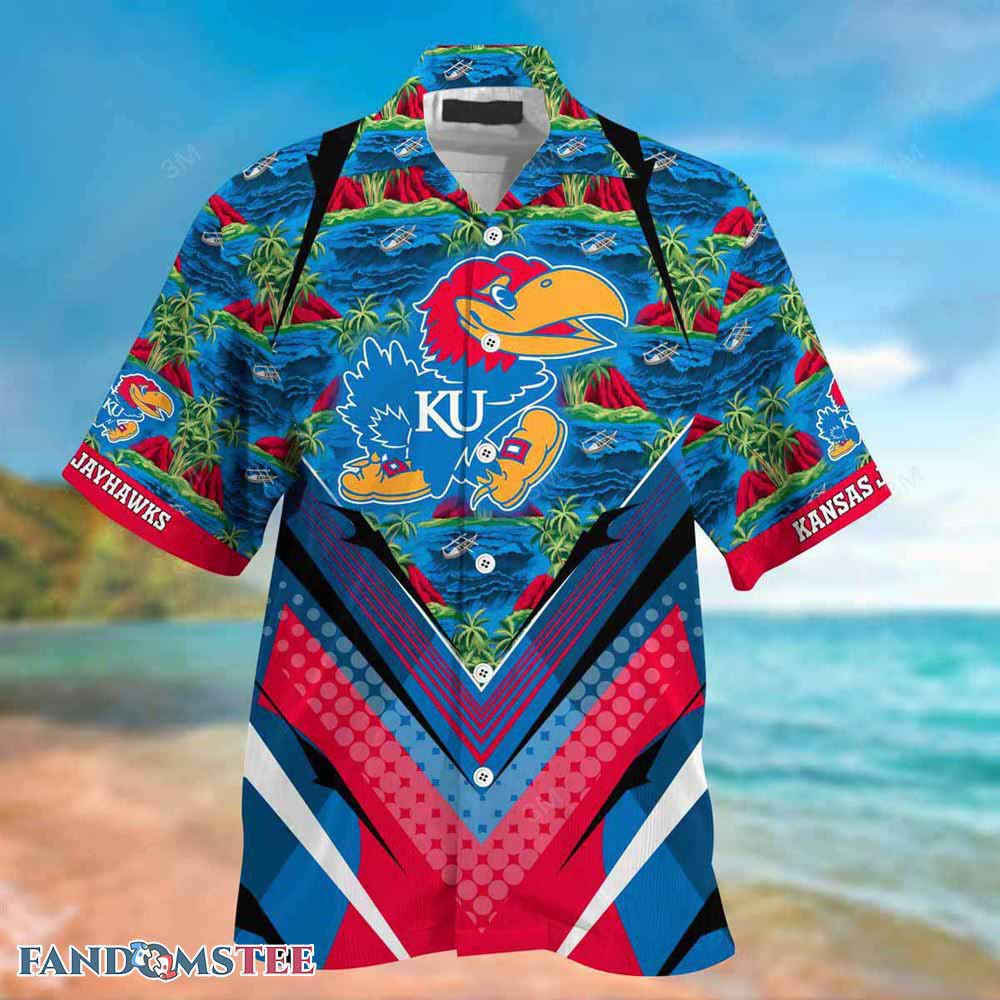 Kansas Jayhawks Beach Hawaiian Shirt for Sports Fans This Season
