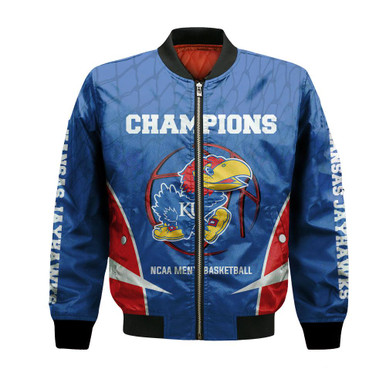 Kansas Jayhawks Bomber Jacket 2022 NCAA Mens National Champions