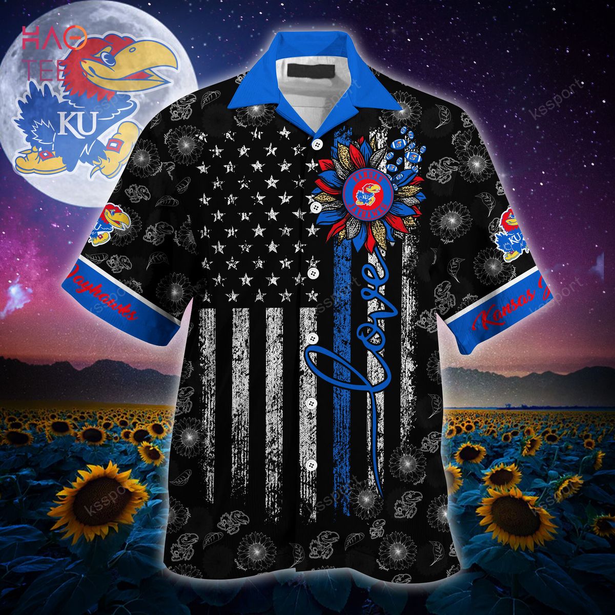 Kansas Jayhawks Hawaiian Shirt