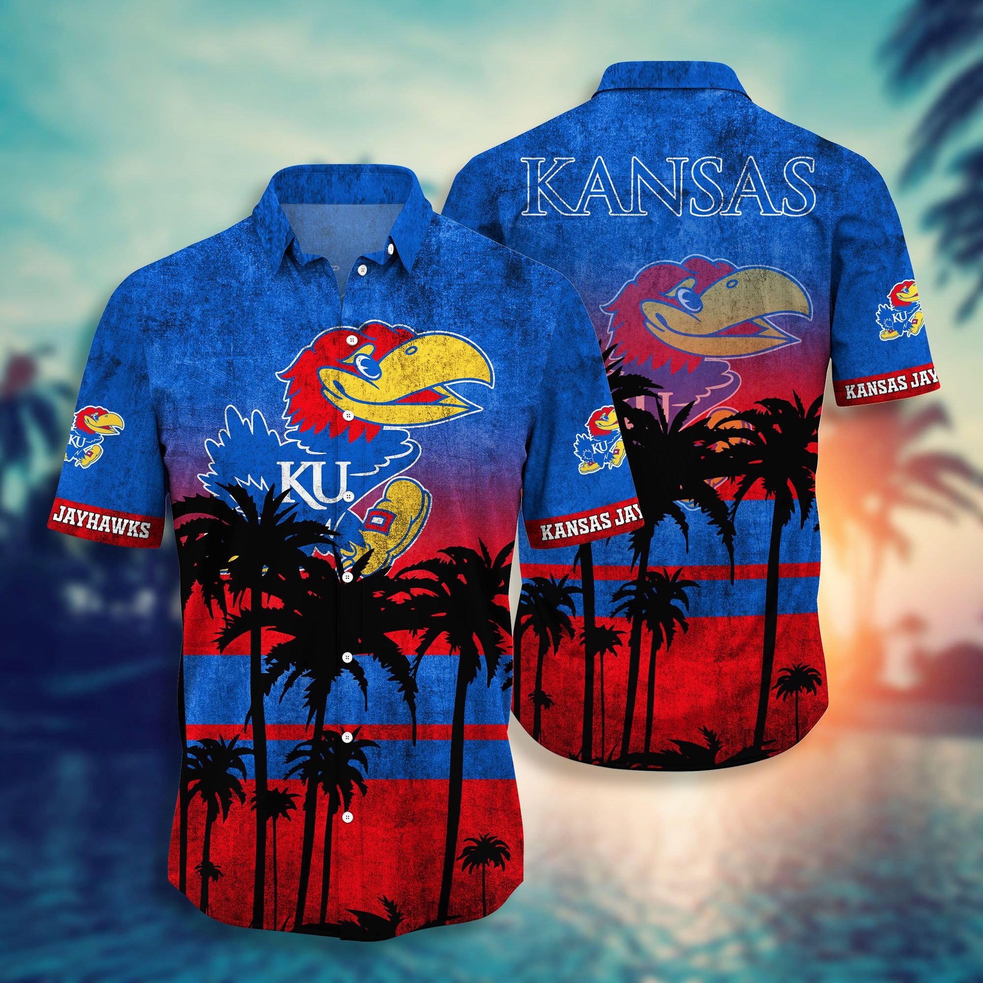 Kansas Jayhawks Hawaiian Shirt Ver 2