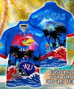 Kansas Jayhawks NCAA Best Hawaiian Shirt Ever- Customize Any Team Any League