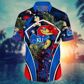 Kansas Jayhawks NCAA Flower Hawaii Shirt For Fans Ver 16