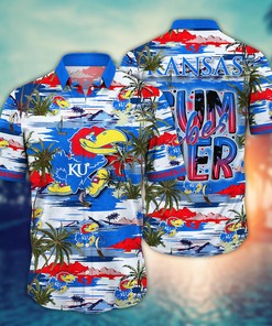 Kansas Jayhawks NCAA Flower Hawaii Shirt For Fans Ver 18