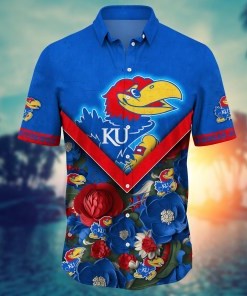 Kansas Jayhawks NCAA Flower Hawaii Shirt For Fans Ver 20