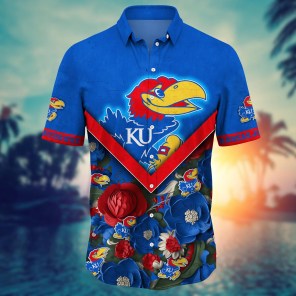 Kansas Jayhawks NCAA Flower Hawaii Shirt For Fans Ver 20