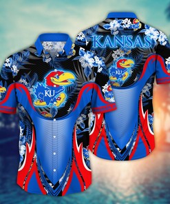 Kansas Jayhawks NCAA Flower Hawaii Shirt For Fans Ver 22