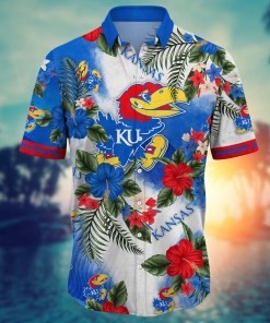 Kansas Jayhawks NCAA Flower Hawaii Shirt For Fans Ver 28