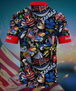 Kansas Jayhawks NCAA Flower Hawaii Shirt For Fans Ver 3