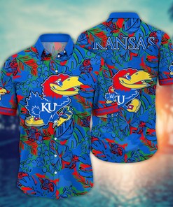 Kansas Jayhawks NCAA Flower Hawaii Shirt For Fans Ver 30