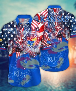 Kansas Jayhawks NCAA Flower Hawaii Shirt For Fans Ver 32