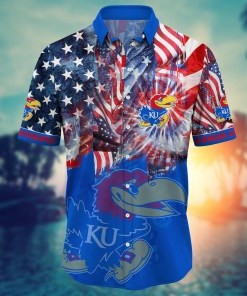 Kansas Jayhawks NCAA Flower Hawaii Shirt For Fans Ver 32