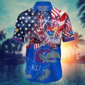 Kansas Jayhawks NCAA Flower Hawaii Shirt For Fans Ver 32