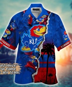 Kansas Jayhawks NCAA Flower Hawaii Shirt For Fans Ver 33