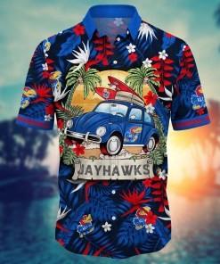 Kansas Jayhawks NCAA Flower Hawaii Shirt For Fans Ver 35