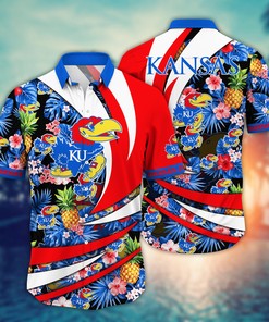 Kansas Jayhawks NCAA Flower Hawaii Shirt For Fans Ver 6