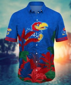 Kansas Jayhawks NCAA Flower Hawaii Shirt For Fans Ver 7