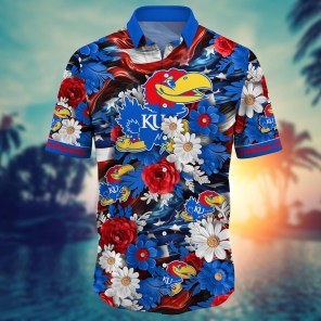 Kansas Jayhawks NCAA Hawaii Shirt Ver 3