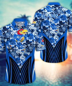 Kansas Jayhawks NCAA Hawaiian Shirt, Aloha Shirt Ver 1